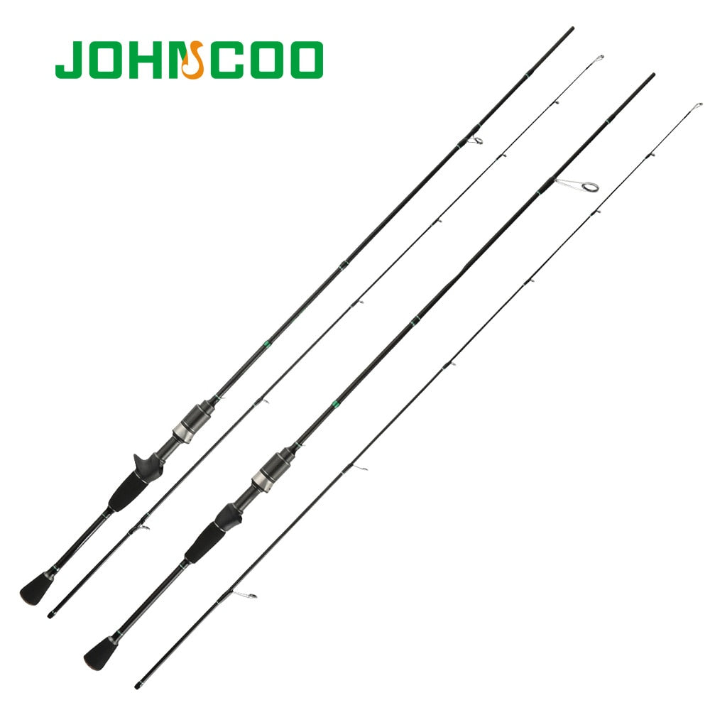 JOHNCOO Glory Spinning Carbon Fishing Rod Ultra Light Rod UL Power Spinning Rod Test Fast Action