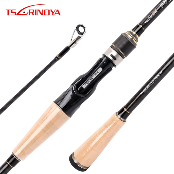 Tsurinoya PRO FLEX II 1.89m 1.95m 2.13m 2 Secs Baitcasting Fishing Rod UL ML M Power Fast Action FUJI Accessories Fishing Rod