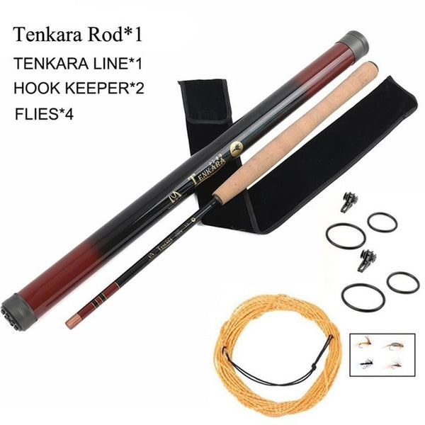 Maximumcatch 12/13FT 7:3 Telescoping Tenkara Fly Fishing Rod Fast Action 9 Segments Fly Rod