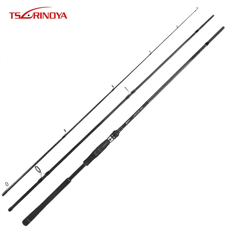 TSURINOYA TYRANTS Spinning Rod 2.4m 2.7m 3.0m 3.3m Carbon Lure Fishing Rod Pole Distance Throwing Rod for Sea Bass Vara De Pesca
