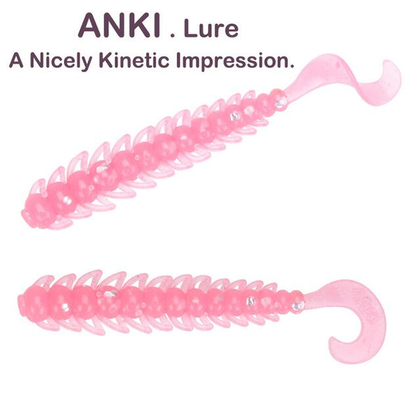 ANKI Fishing Soft Lure 2.5g 7.5cm bugsy salt Artificial 6pcs Bait Carp Fishing Lure Trout Zander Pike Swimbait Jig lure