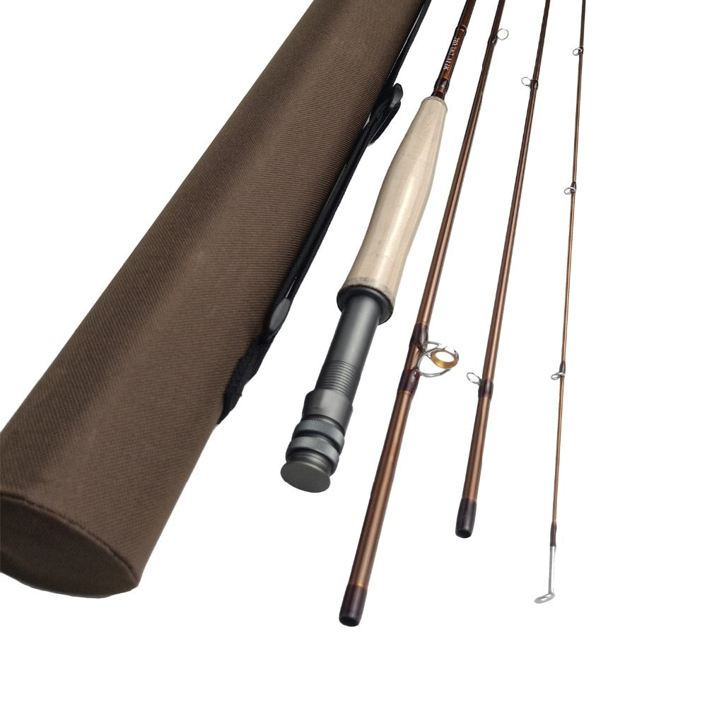 Aventik 8'6" LW3 Light Weight High Module Carbon Fly Rods Medium Fast Action Fly Fishing Rod With Pacific bay Stripping Guide